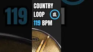 Country Drum Groove Loop 119 BPM #drums #drumsloop