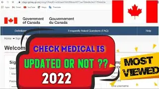 How to Check Medical status 🇨🇦canada | Canada Updates 2022