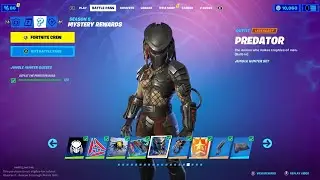 PREDATOR SKIN in FORTNITE UPDATE! (NEW MYTHIC, PREDATOR BOSS & MORE)