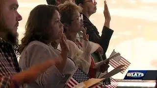 Dozens of immigrants become American citizens at Louisville WorldFest event