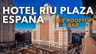 HOTEL RIU PLAZA ESPAÑA AZOTEA #RooftopMadrid #360RooftopBar #VistasMadrid _hotelriu