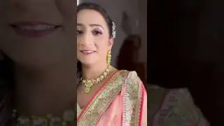 Sangeet Bride 👰&zwj;♀️ #ashortaday #bridalmakeup #shorts #fullface #subscribe #hacks #youtubeshorts
