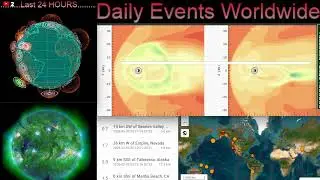 Earthquakes LIVE, Volcanoes, Space Weather, Disaster Alerts