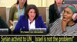 Syrian activist to UN_ &ldquo;I testify before God_ Israel is not the problem!&rdquo;