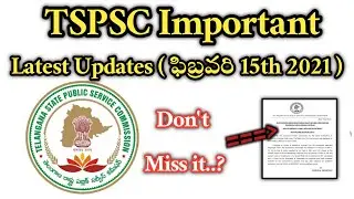 💥 tspsc latest updates today 2021 | TSPSC Latest news | Tspsc staff nurse results merit list 2021