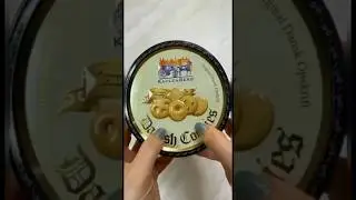 Yummy Danish cookies #shorts #satisfying #unboxing