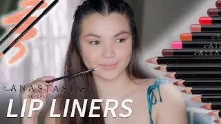 NEW Anastasia Beverly Hills Lip Liners | Swatches + In-Depth Review
