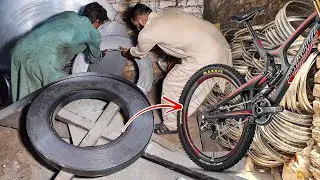 Amazing Process of Making Handmade Stainless Steel Bicycle Spokes Rim | Factory Mass Production