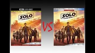 ▶ Comparison of Solo: A Star Wars Story 4K HDR10 vs Solo  A Star Wars Story Blu Ray Edition