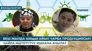 БЕШ ЖЫЛДА 400дөй АЙЫЛ ЧАРБА ПРОДУКЦИЯСЫН КАЙРА ИШТЕТҮҮЧҮ ИШКАНА АЧЫЛАТ