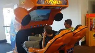 Typhoon 'Ravine Racer' Coin Operated Motion Simulator by Triotech.