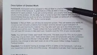 Math 1332 Summer 1 Syllabus Video 2024