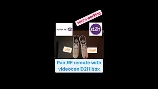 Как подключить новый радиочастотный пульт к приставке Videocon D2H | Смотрите демонстрацию | 100% рабочее решение