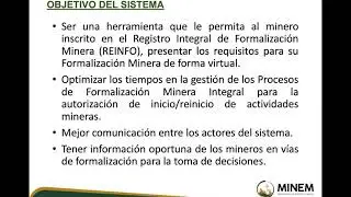 Orientaciones prácticas en el uso de la Ventanilla Única del Proceso de Formalización Minera