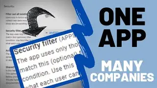 Security Filters for Multi-Company Apps  |  AppSheet Build Protocols