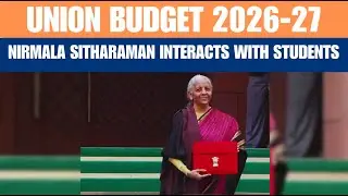 Union Budget 2026-27 | Finance Minister Nirmala Sitharaman Interacts with Students | NEWS9