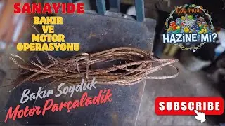 Yağmurlu Günde Sanayide Hurda Avı! 🌧️ Bakır Soyduk, Motor Parçaladık 💥