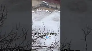 Shimla ice skating rink 🥶☃️