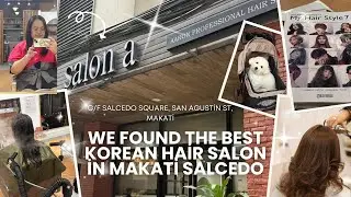 Best Korean Hair Salon in Makati Salcedo is Salon A: Korean hair stylist in Makati Philippines