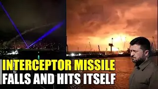 Турец снимает на видео, как украинские средства ПВО отчаянно отражают обстрел со стороны России.
