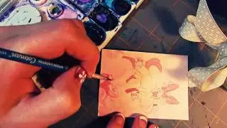 Sylveon Watercolor Fan Art *Real Time Music Only*