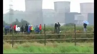 Sprengung im Kraftwerk Scholven