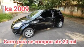 Carros para se comprar até 20 mil reais Ford Ka 2009 Completo