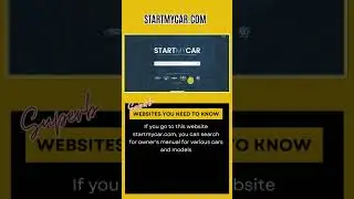 The HIDDEN Secret To Finding Your Car's Manual Online With startmycar