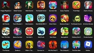Roblox,Save The Fish,POCOYO PRISON,Poppy Playtime 4,Scary Teacher 3D,Squid Game 3,Red Ball 4....
