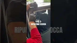 SOSTITUZIONE PARABREZZA: RIPULITURA SCOCCA AUTO DA VECCHIO SIGILLANTE