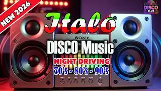 Driving Music Italo Disco - 80s Dancefloor Classics 💃 Nonstop Retro Disco Party Mix