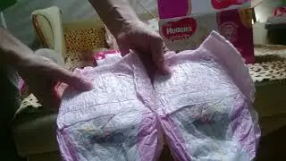Распаковка Трусики-подгузники Huggies Pants Box 3 Girl 88 шт из Rozetka.com.ua