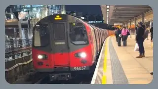 Jubilee line 1996 stock London Underground train at Stratford Station