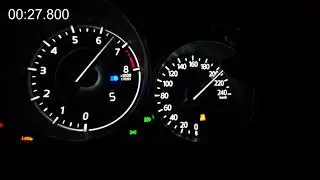 Mazda MX-5 RF 2.0 184HP acceleration 0-225km/h