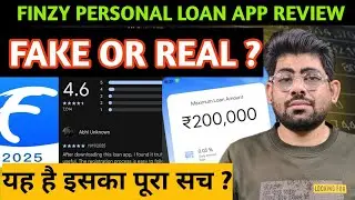 Finzy personal loan | finzy loan app review | finzy personal loan app fake or real
