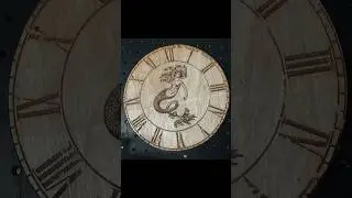 Co2 Laser Engrave Mermaid Clock Face #diy #diycrafts #laser #mermaid #clock #music
