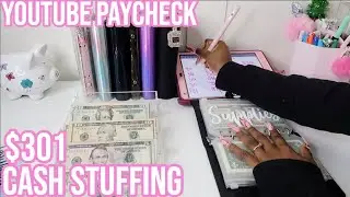 CASH ENVELOPE STUFFING MINI SAVINGS CHALLENGES | DECEMBER 2022 | $301 LOW INCOME | YOUTUBE PAYCHECK
