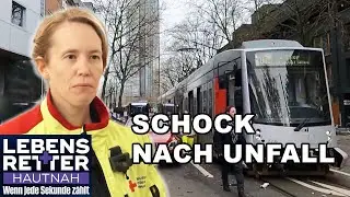 Erst der Knall, dann der Schock: Bahnfahrerin nach Unfall unter Schock | Lebensretter hautnah