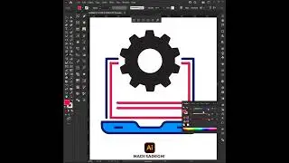 Laptop With Cog Wheel Concept Icon