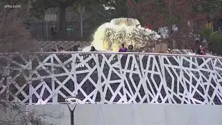 South Carolina city celebrates long-awaited reopening of Finlay Park with restored waterfall