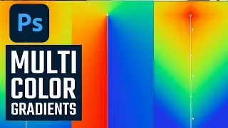 How to Create Multicolor Gradients in Photoshop (Color & Opacity Stops Explained)