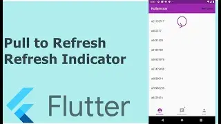 Flutter pull to refresh Futurebuilder, RefreshIndicator