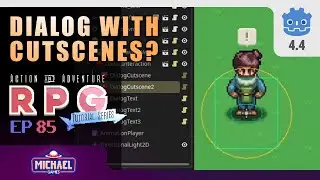 Dialog Cutscenes - 01 // E85 /// Make a 2D AARPG in Godot 4