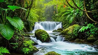 River Flowing Birds Chirping | Calm Nature Ambience to Start Your Morning with Peace and Focus #1