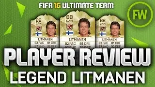 FIFA 16 LEGEND LITMANEN (88) PLAYER REVIEW (FIFA 16 ULTIMATE TEAM)