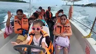 Captain Hazel 🚤  .. Sailing from Havelock to Elephanta Beach ⛱️ #havelock #andaman