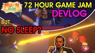 MAKING A GAME IN 72 HOURS BUT I CAN'T SLEEP? | Robocalyptic Invasion Devlog (MelonJam 4)