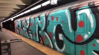 Today&rsquo;s NYC Graffiti Subway Train