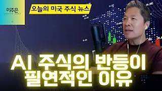[오늘의 미국주식뉴스] 조정장이 힘들다면, 이렇게 하세요 / AI 주식의 반등이 필연적인 이유 / AI 주식의 미래는 이 종목이 말해준다 / 구글의 어닝이 AI 조정을 끝낸다?
