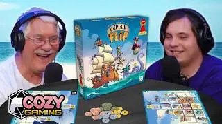 Captain Flip Board Game Playthrough | Draw, Flip & Place Crew